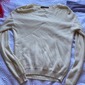 creme sweater from brandy.